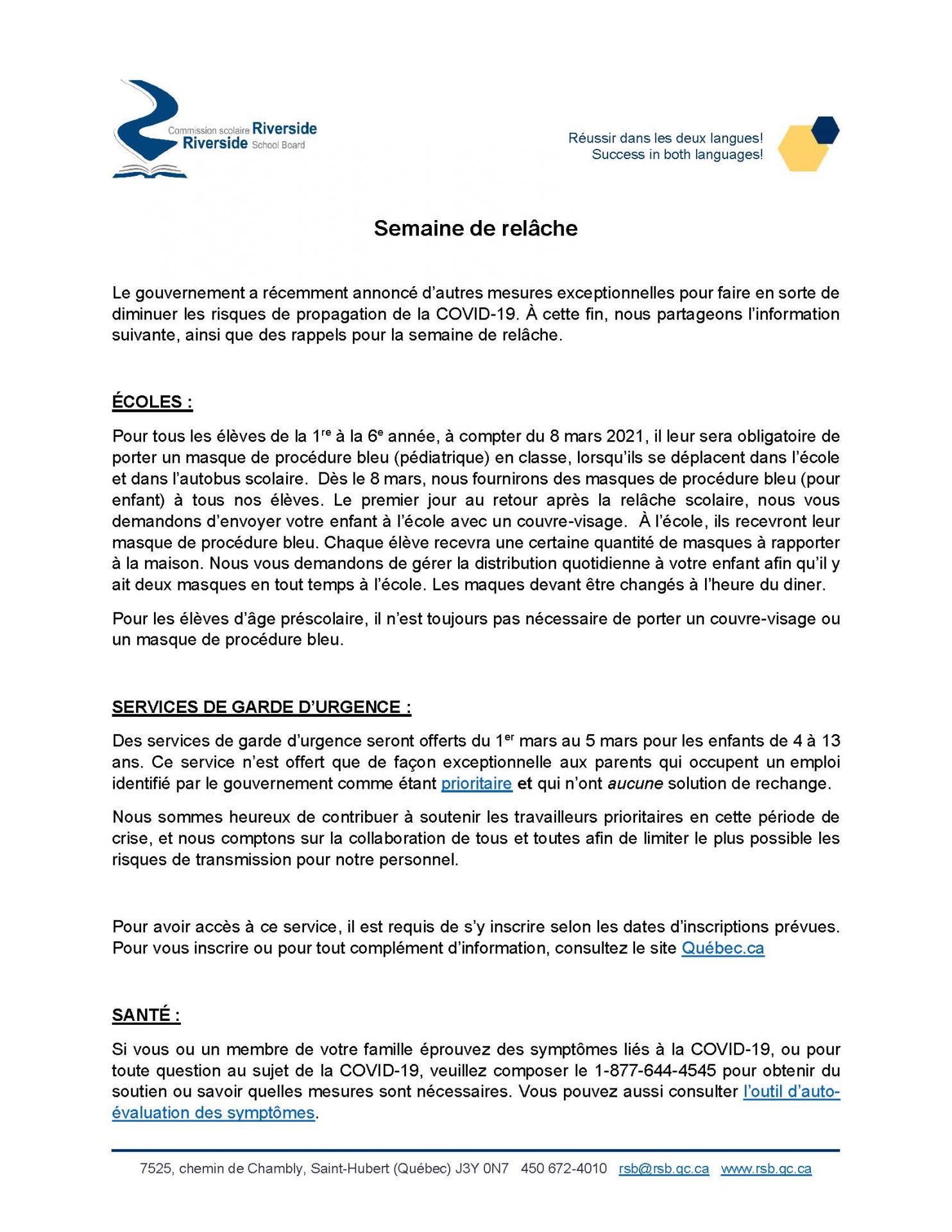 calcul taxe scolaire montréal